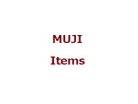 MUJI