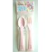 Photo1: Sanrio My Melody Spoon Fork set Bento Lunch Party New (1)