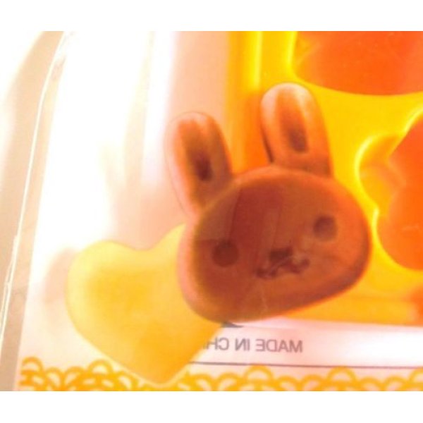 Photo3: Silicone Mold Animal Bear Rabbit Heart Ribbon Chocolate Creamy Caramel Candy New (3)