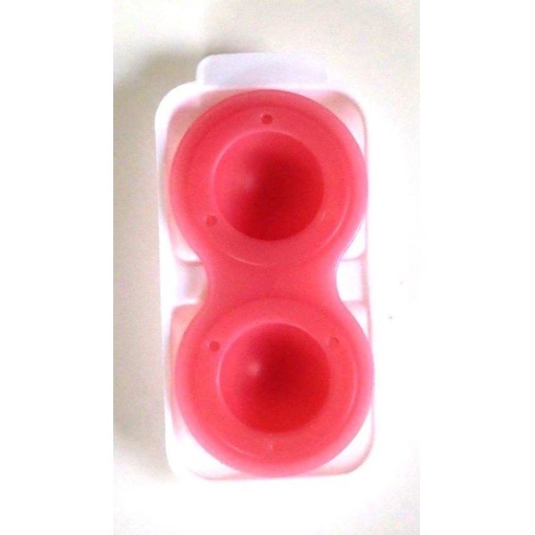 Photo1: Chocolate Capsule Silicone Mold Brand New Pink (1)