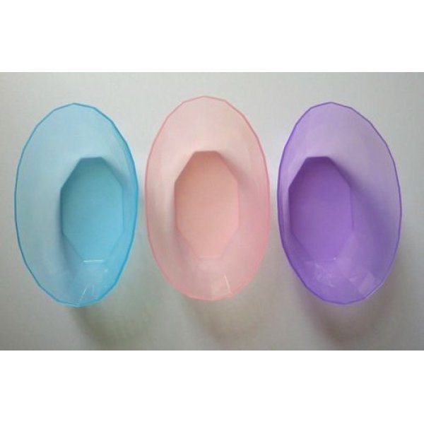 Photo2: Silicone Cup Mold Bento Lunch Box Crystal Oval Bowl Brand New (2)