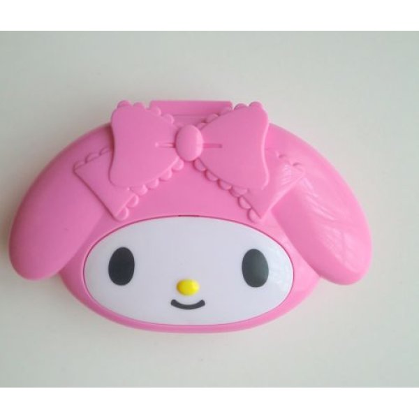 Photo1: Sanrio My Melody Accessories Pill False Eyelash Case Pink New (1)