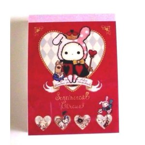 Photo: San-X Sentimental Circus Mini Memo Pad Heart Brand New Red