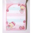 Photo2: San-X Rilakkuma korilakkuma Mini Memo Pad Strawberry Purple Brand New (2)