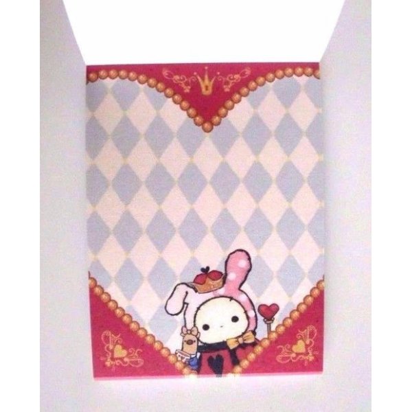 Photo3: San-X Sentimental Circus Mini Memo Pad Heart Brand New Red (3)