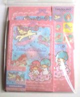 Photo: Sanrio Little Twin Stars Kiki & Lala Mini Letter Set Unicorn Pink Brand New