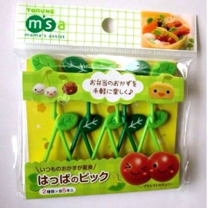 Photo: Bento Lunch Box Accessory Leaf Leaves Food Picks 10 pcs Brand-New