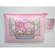 Photo1: Sanrio My Melody Vinyl Pouch Pink Brand New (1)