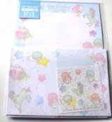 Photo: Sanrio Little Twin Stars Kiki & Lala Letter Set Unicorn White Brand New