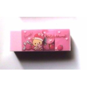 Photo: San- X Rilakkuma Korilakkuma Eraser Brand New Strawberry Pink