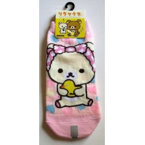 Photo: San-X Korilakkuma Ankle Low Cut Socks Pink Brand New