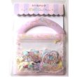 Photo1: Sanrio Little Twin Stars Kiki & Lala 50pcs Sticker Pack Pouch Unicorn Brand-New (1)