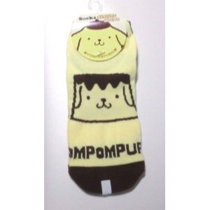 Photo: Sanrio Pompompurin Ankle Low Cut Socks Yellow Brown Brand-New