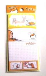 Photo: Sanrio Gudetama Memo Tags Slips Labels Egg Yellow Brand New