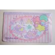 Photo1: Sanrio Little Twin Stars Kiki & Lala Card Case M New (1)