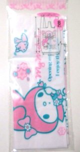 Photo: Sanrio My Melody Plastic Bag L 8 pcs Brand New Pink