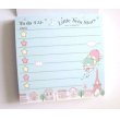 Photo2: Sanrio Little Twin Stars Kiki & Lala Memo Pad Paris Eiffel Tower Brand New (2)