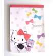 Photo1: Sanrio Hello Kitty Memo Pad Ribbon Pink Brand New (1)