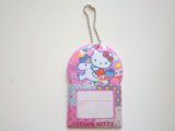 Photo: Sanrio Hello Kitty Name Tag Reflection Keychain Traveling Brand New