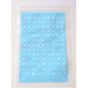 Photo: Sanrio Hello Kitty Plastic Ziplock Bags 10 pcs Blue L New