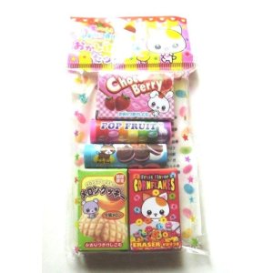 Photo: Eraser Toy Sweets Chocolate Cookies 5 pcs Set Brand New