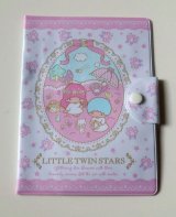 Photo: Sanrio LittleTtwin Stars Kiki & Lala Card Case M Flower New