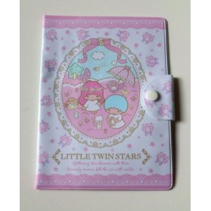 Photo: Sanrio LittleTtwin Stars Kiki & Lala Card Case M Flower New