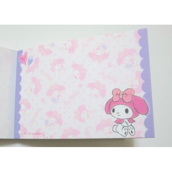 Photo3: Sanrio My Melody Mini Memo Pad Pink Brand New (3)