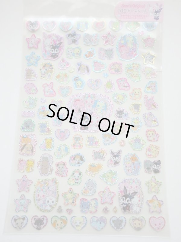 Photo1: Sanrio Jewelpet Glitter stickers 100 pcs Brand New (1)