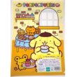 Photo1: Sanrio Pompompurin Clear File Folder Yellow Sweets Brand New (1)