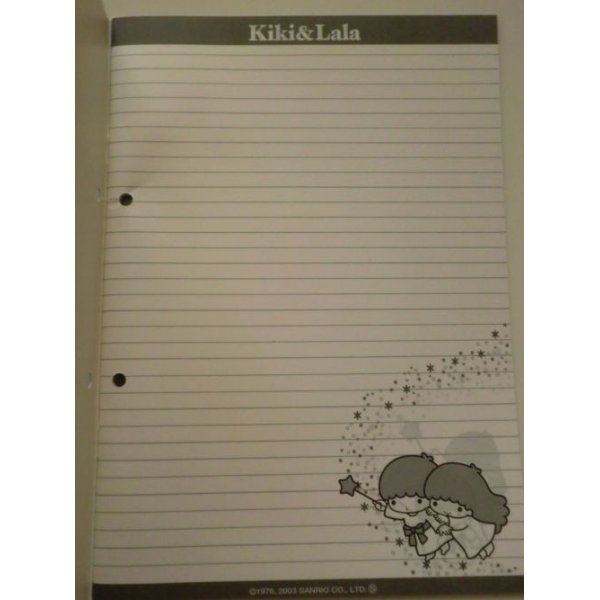 Photo2: Sanrio Little Twin Stars Kiki & Lala Notebook Brand New (2)