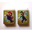 Photo1: Nintendo Super Mario Luise Eraser 2 pcs set Brand New (1)