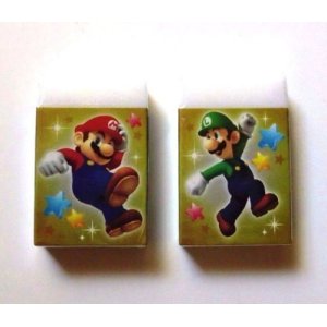 Photo: Nintendo Super Mario Luise Eraser 2 pcs set Brand New