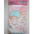 Photo1: Sanrio Little Twin Stars Kiki & Lala Plastic Bag Knapsack Pink Brand New (1)