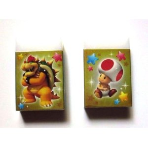 Photo: Nintendo Super Mario Kuppa Koopa Koppa Kinopio Eraser 2 pcs set Brand New