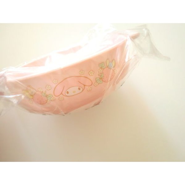 Photo3: Sanrio My Melody Soup Cup with Handles pink Brand New (3)