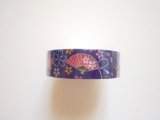 Photo: Decorative Craft Washi Masking Tape Sticker Fan Mari Navy Brand New