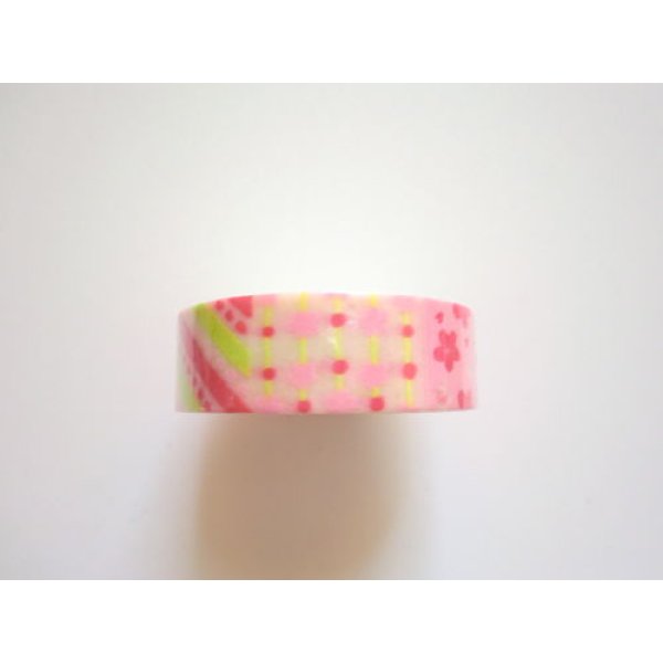 Photo2: Decorative Craft Washi Masking Tape Sticker Sakura Pink Yellow Brand New (2)