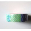 Photo1: Decorative Craft Washi Masking Tape Sticker Shibori Yagasuri Sakura Pattern New (1)