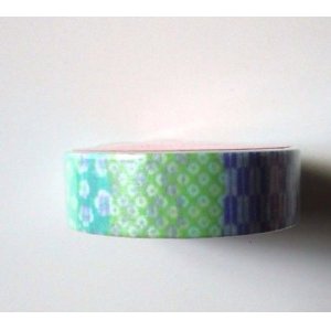 Photo: Decorative Craft Washi Masking Tape Sticker Shibori Yagasuri Sakura Pattern New