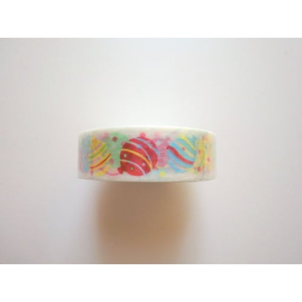 Photo1: Decorative Craft Washi Masking Tape Sticker Yoyo Brand New (1)