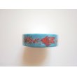 Photo1: Decorative Craft Washi Masking Tape Sticker Goldfish Brand New (1)