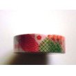 Photo1: Decorative Craft Washi Masking Tape Sticker Yuzen Sakura Pattern New (1)