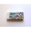 Photo1: Peanuts Snoopy Woodstock Scented Eraser Brand New White Green (1)