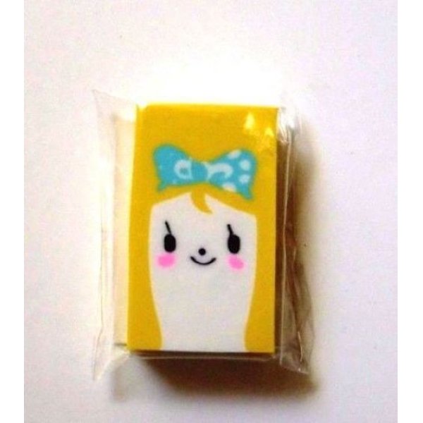 Photo1: Eraser Toy Transformation Eraser Girl Brand New (1)