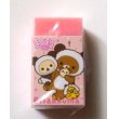 Photo1: San - X Rilakkuma Matomarukun Eraser Brand New Panda Pink (1)