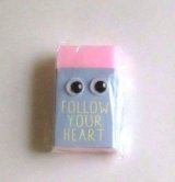 Photo: Eraser Toy Pink Purple Follow Your Heart Brand New