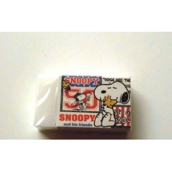 Photo1: Peanuts Snoopy & his friends Eraser Brand New (1)