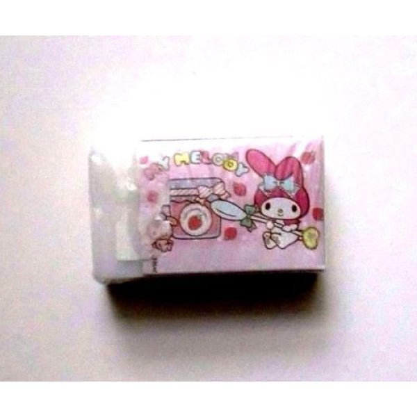 Photo2: Sanrio My Melody Matomarukun Eraser Strawberry Brand New (2)