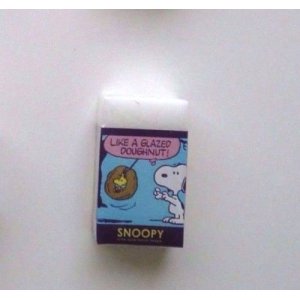 Photo: Peanuts Snoopy Woodstock Eraser Brand New Doughnut